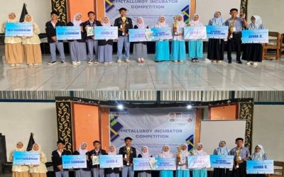 TIM KIR SMANDITA MENJUARAI METALLURGY INCUBATOR COMPETITION